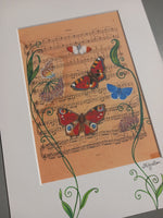 Print: Jenni Kilgallon - Butterflies and Music