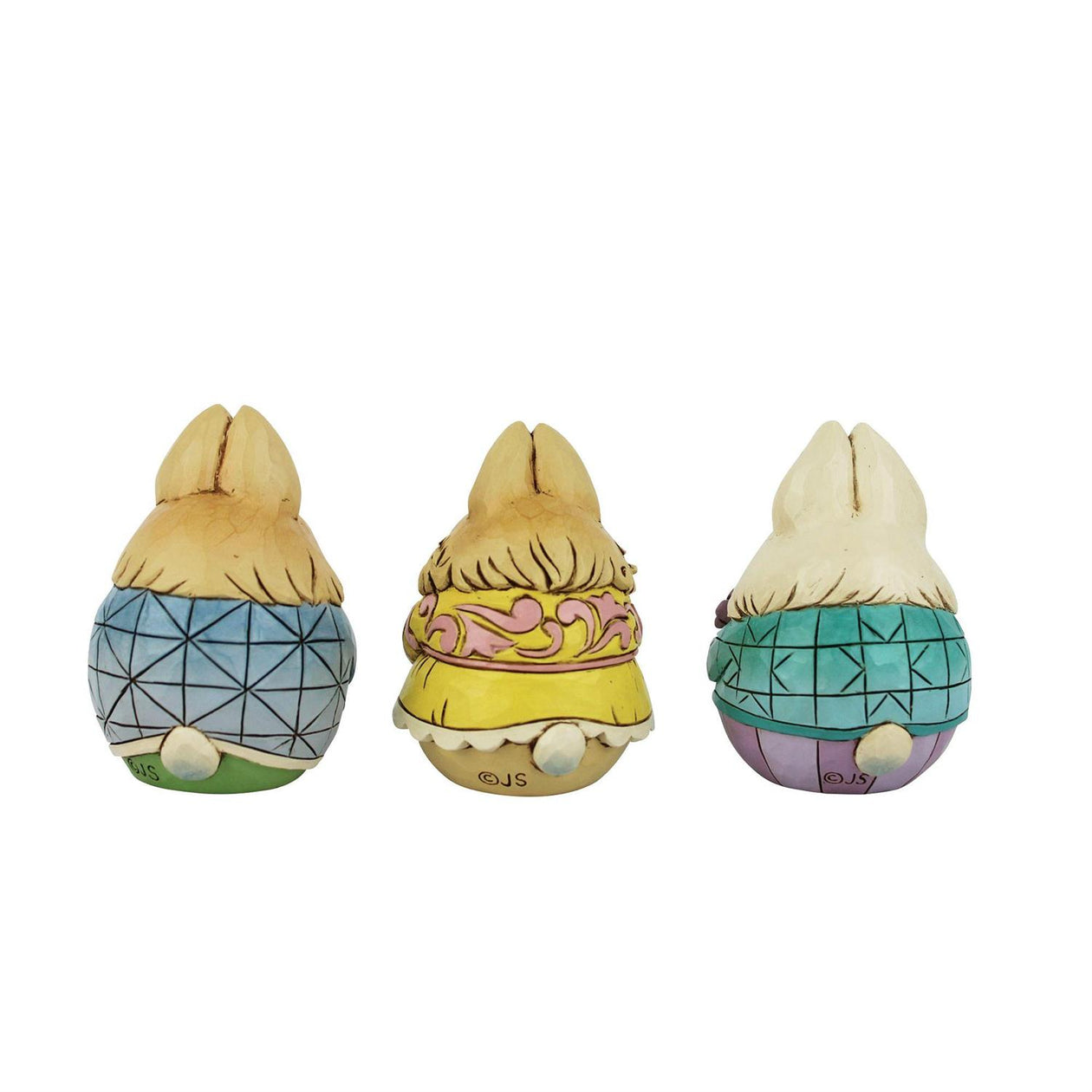 Trio of Figurines: Bunny Egg Minis