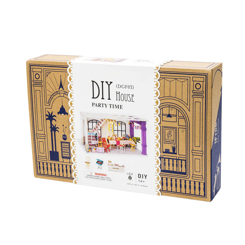 DIY Miniature House Kit: Party Time