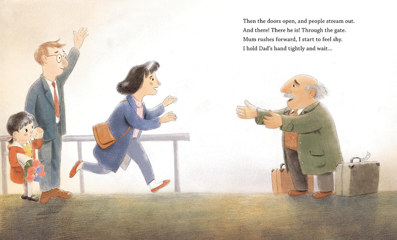 Tanya Rosie: Grandpa is Here, illustrated by Chuck Groenink