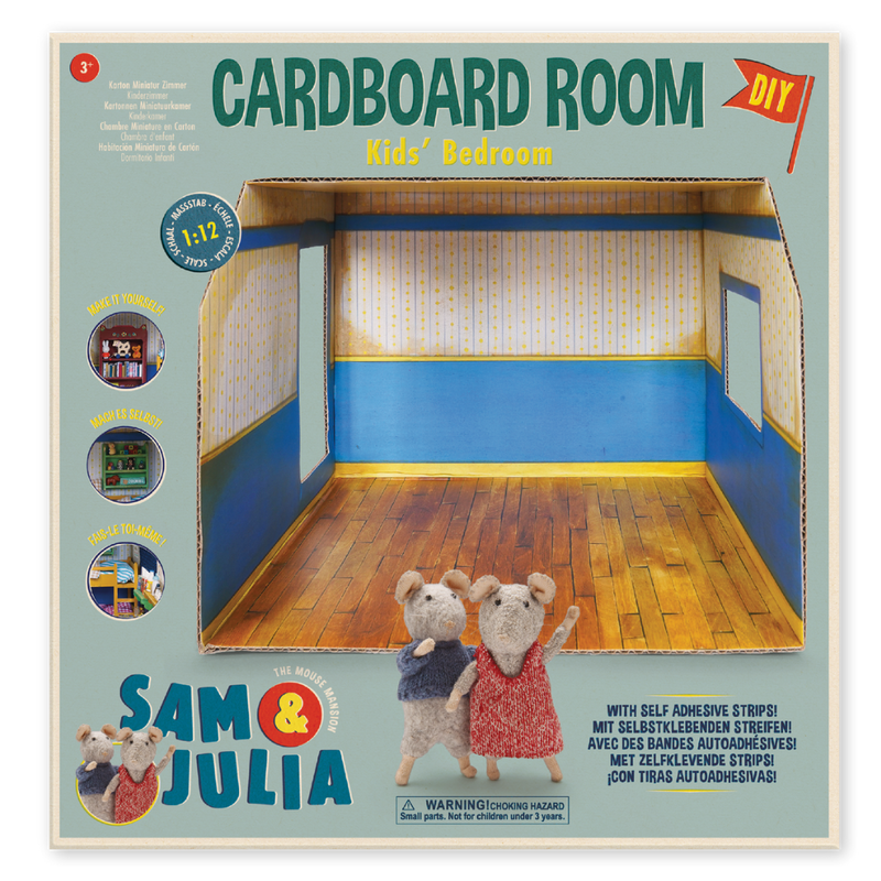 Mouse Mansion: Cardboard Room - KId's Bedroom