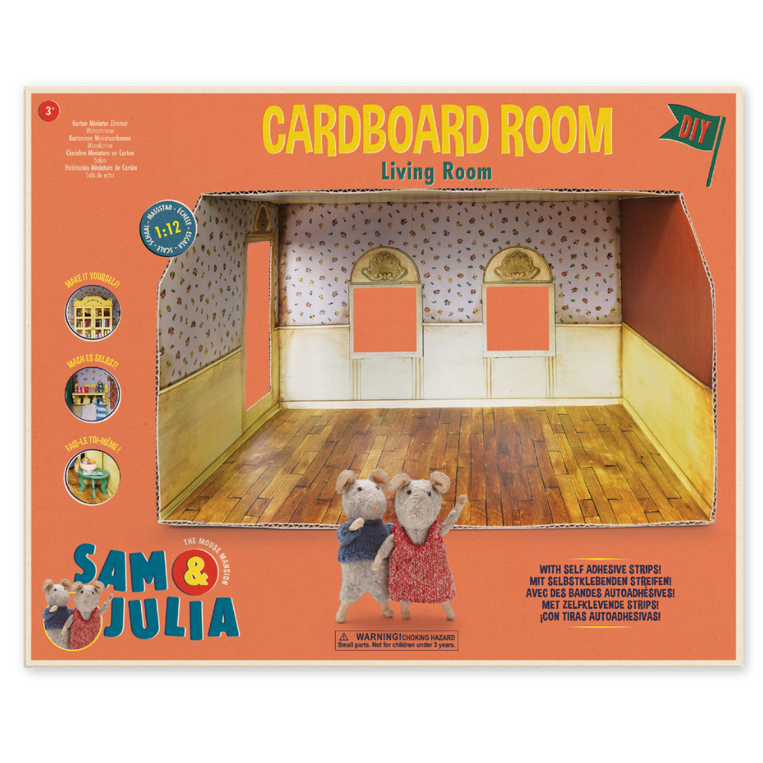 Mouse Mansion: Cardboard Room - Living Room