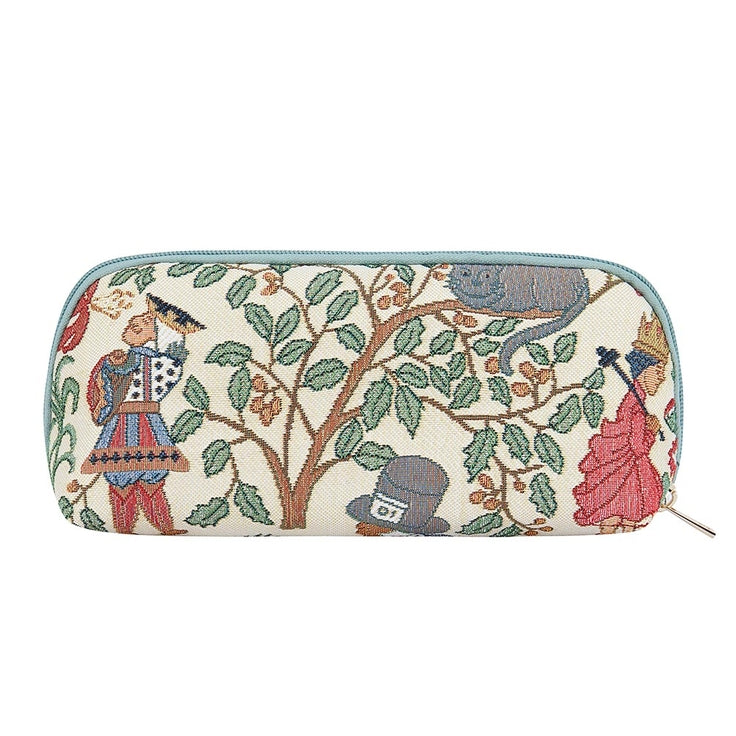 Makeup Brush Bag/Pencil Case: Alice in Wonderland