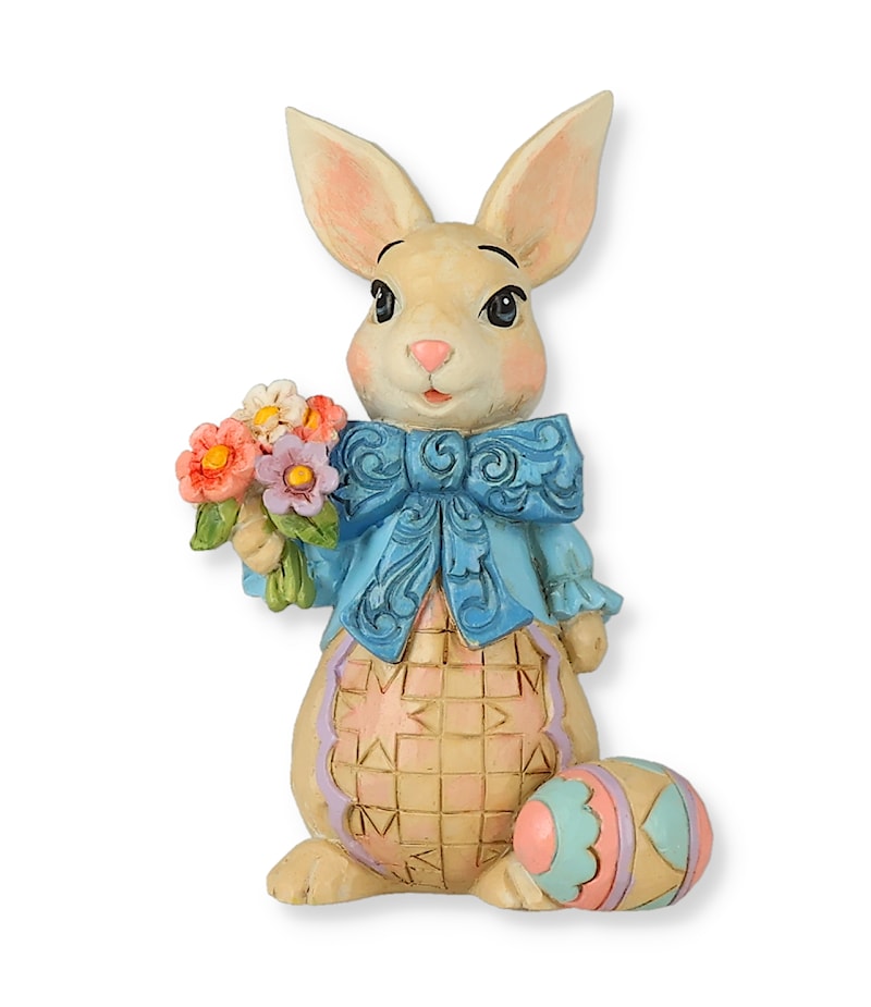Figurine: Easter Bunny - Big Bow