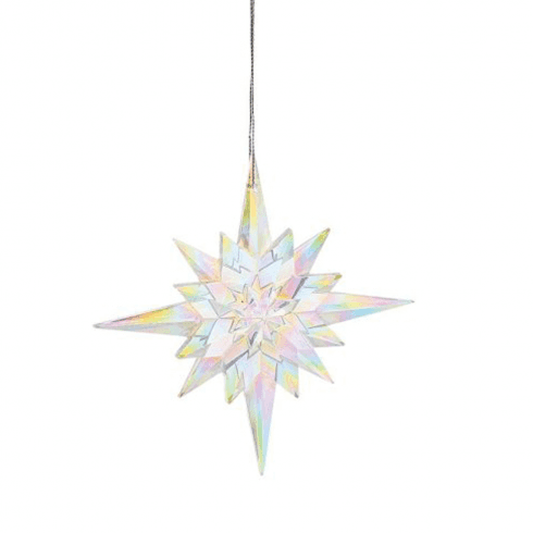 Christmas Decorations: Pearl Star Hanging Ornament