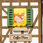 DIY Miniature Wall Hanging Kit: Lazy Coffee House