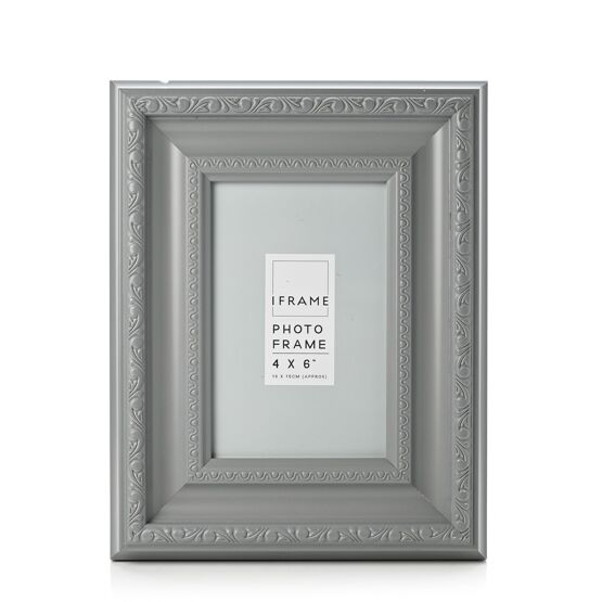 Frame: Grey Decorative - 4x6"