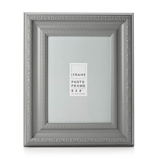 Frame: Grey Decorative - 6x8"
