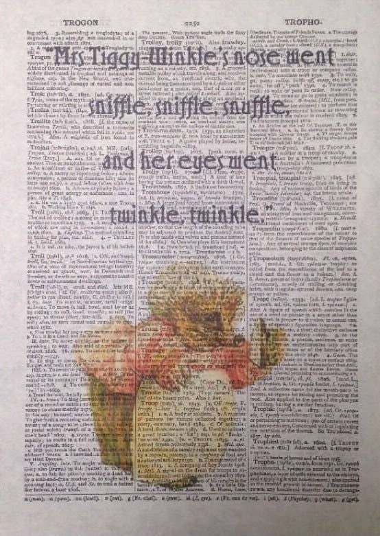 Print: Beatrix Potter - Mrs Tiggy-Winkle