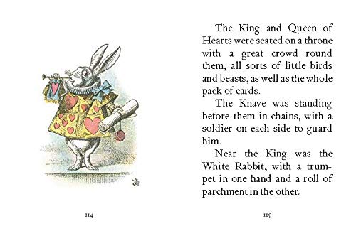 Alice's Adventures in Wonderland and Through the Looking-Glass by Lewis Carroll (The Little Folks' Edition), illustrated by Sir John Tenniel