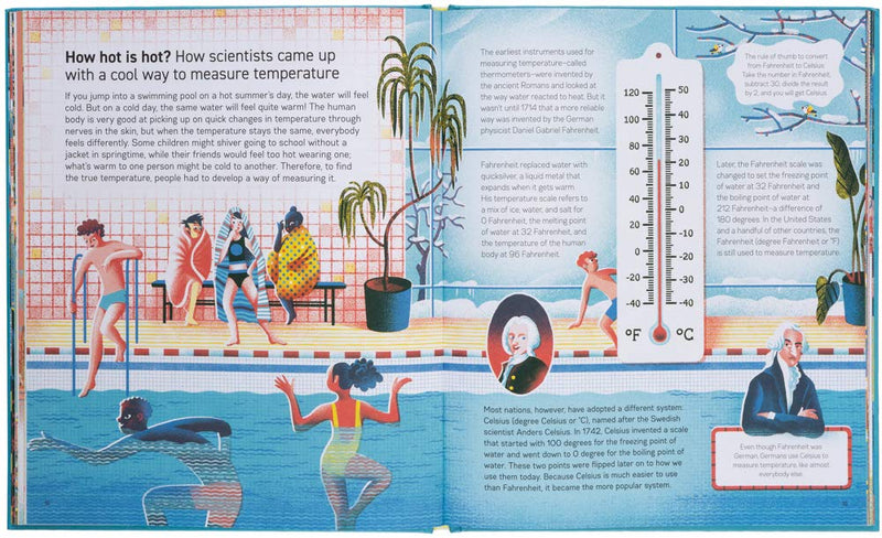 In Great Numbers: How Numbers Shape the World We Live In, illustrated by Daniela Olejnikova