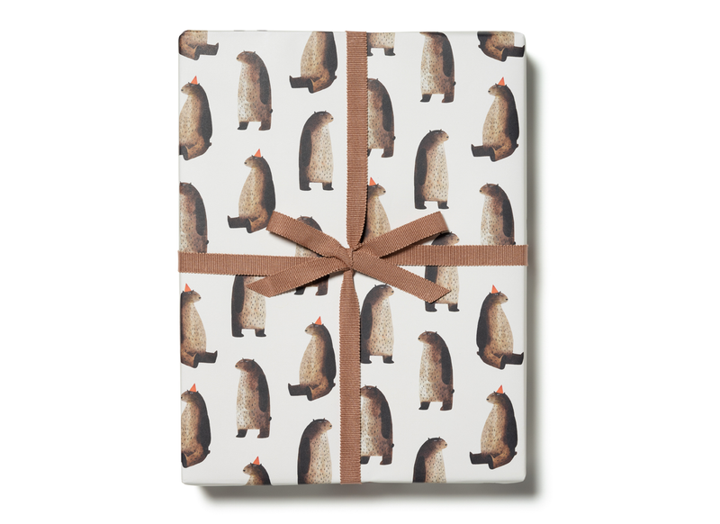 Gift Wrap: Jon Klassen - Party Bear (Roll of 3 Sheets)