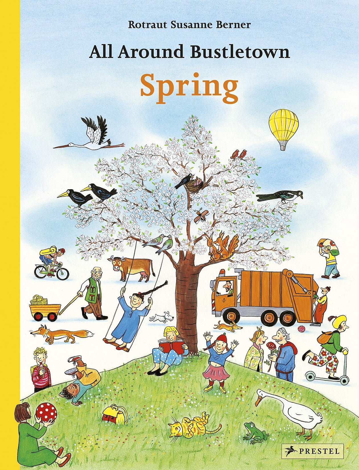All Around Bustletown - Spring, by Rotraut Susanne Berner