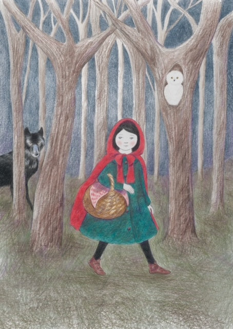Print: Isobel Devitt - Little Red Riding Hood