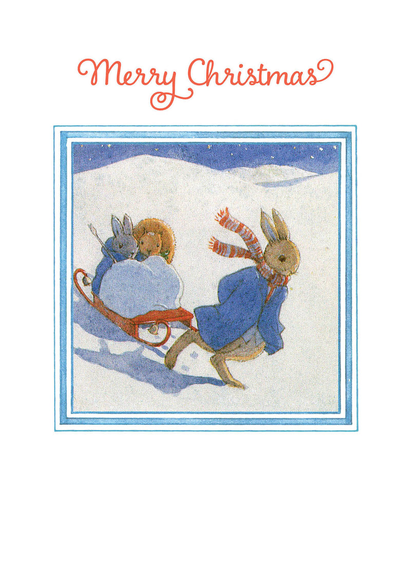 Little Grey Rabbit Christmas Card