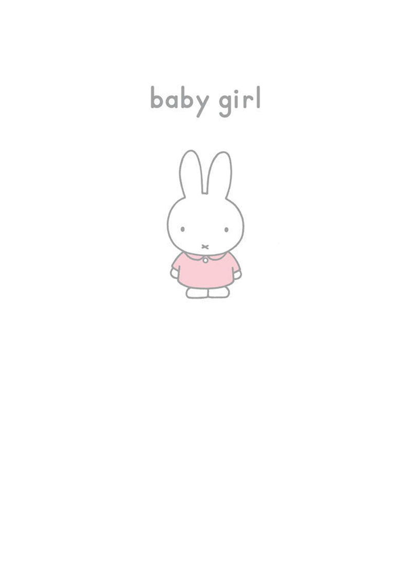 Greeting Card: Miffy - Baby Girl