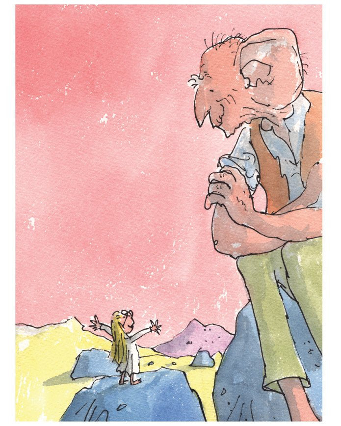 BFG print Roald Dahl