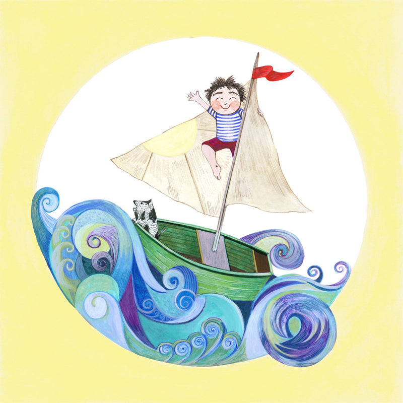 Sailing Print by Nessa Ryan