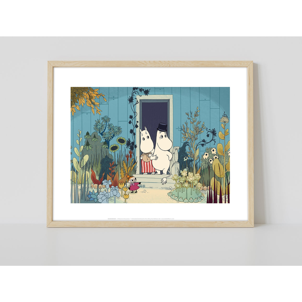 Print: Moomins - Flower Garden