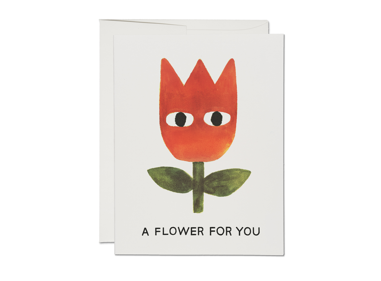 Greeting Card: Jon Klassen - A Flower for You