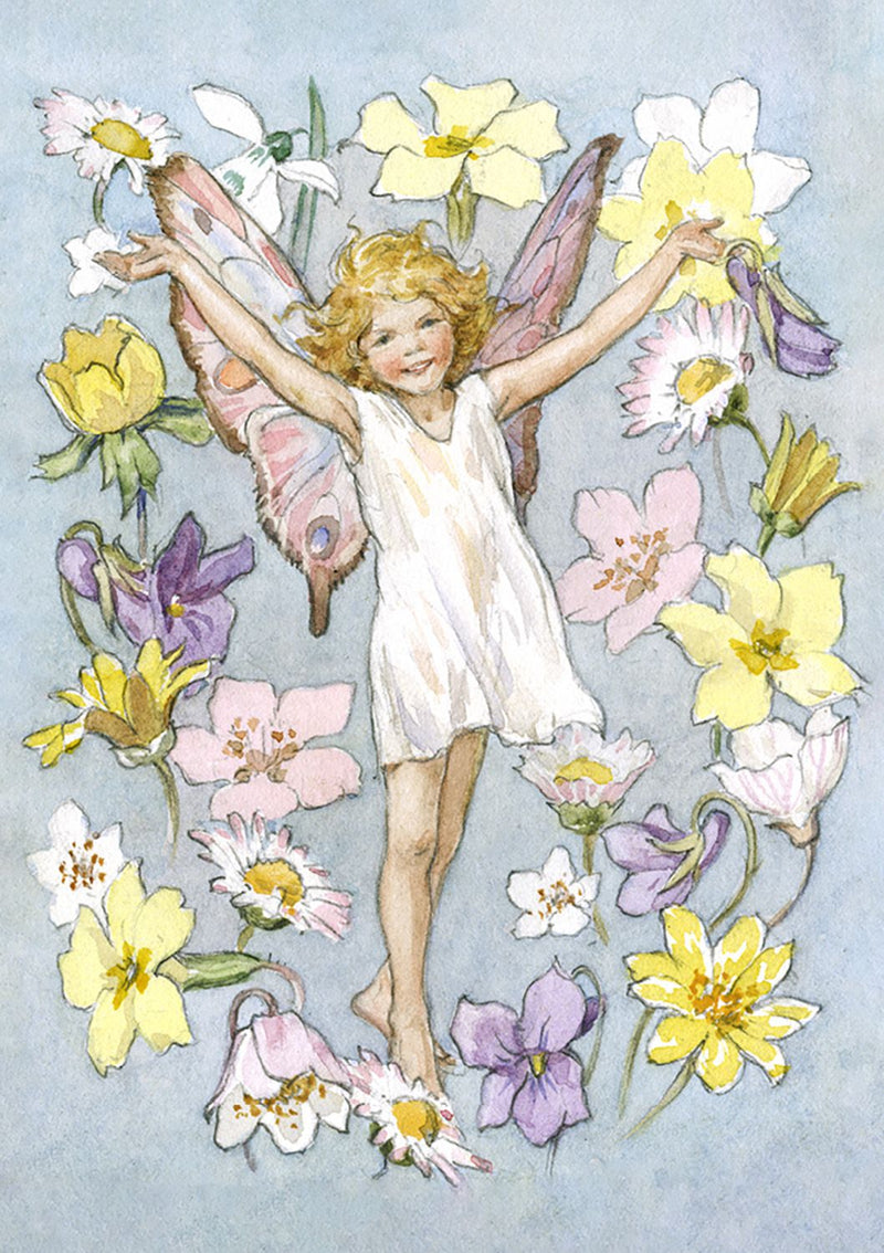 Greeting Card: Margaret Tarrant - Fairy Land Spring Flowers