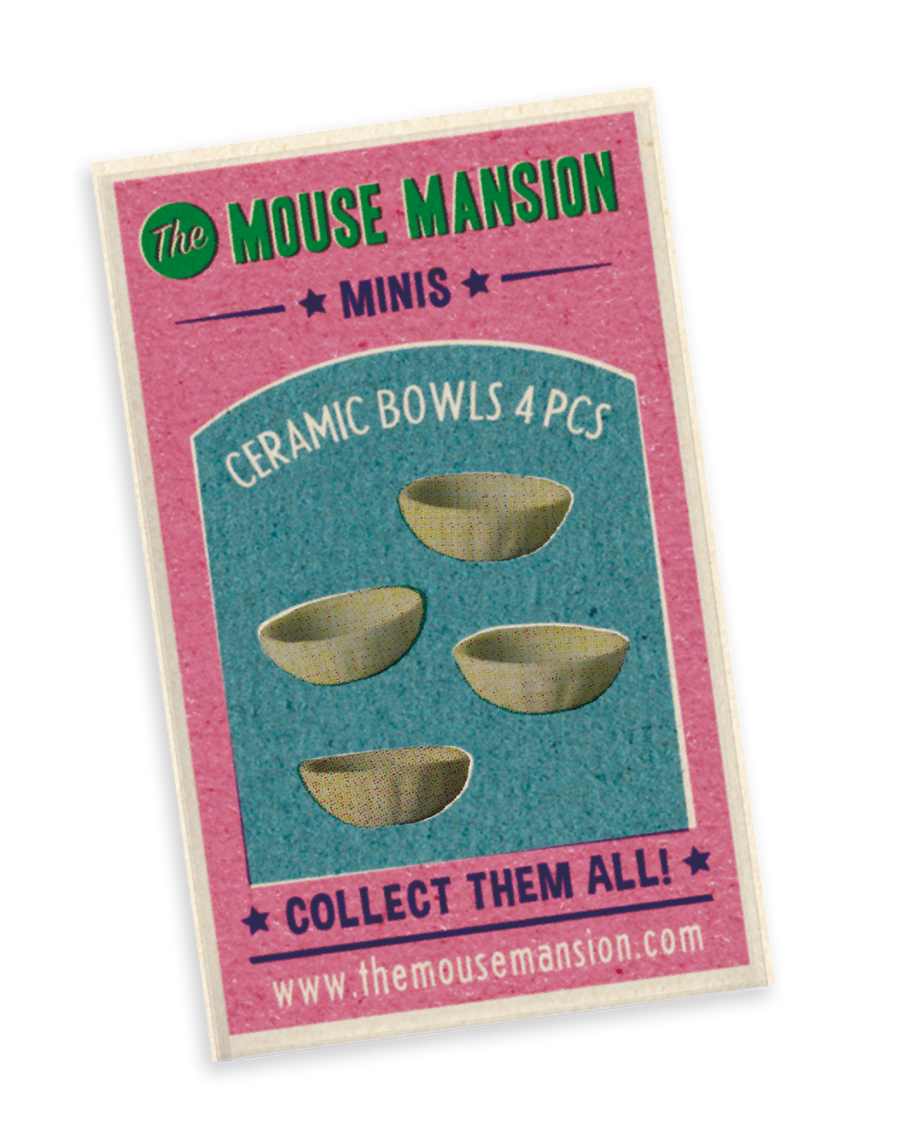 Mouse Mansion: Miniature Ceramic Bowls