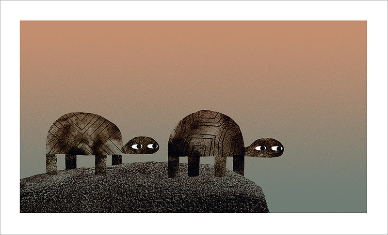 Print: Jon Klassen- We Found A Hat, Pg 26-27